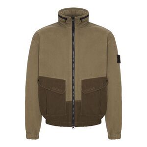 Stone Island Men Stone Island Cotton Jacket With Badge